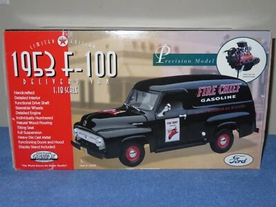 FIRE CHIEF 1:18 1953 FORD F-100 PANEL PRECISION GEARBOX HOOD DOORS & REAR OPENS - Image 1 of 4
