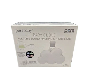 Pure Enrichment Baby Cloud Portable Sound Machine & Night Light Color Change NIB - Picture 1 of 8