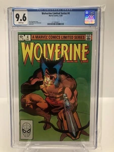 Wolverine 4 CGC Graded 9.6 NM+ Frank Miller Marvel Comics 1982 White Pages - Picture 1 of 9