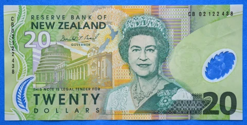 2006 New Zealand 20 Dollars Polymer Banknote Cover