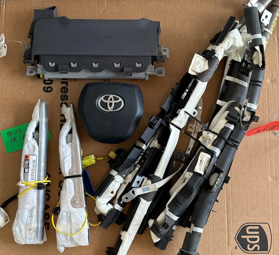 Airbags de assento Toyota Camry Wheel 2018-2024, joelho LH, TETO RH LH, FR LH E FR RH - Imagem 1 de 1