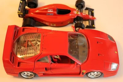 FERRARI F1 641/2 ALAIN PROST N° 1 BURAGO 1/24ème + F40 - Photo 1/4