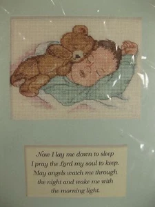 May Angels Watch Me 72437 Sealed Counted Cross Stitch Kit 8x10 Dimensions 1997 - Picture 1 of 3