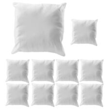 2X(40X40 White Plain Sublimation Blanks Pillow Case Cushion Cover1931