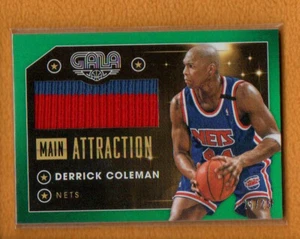 Derrick Coleman 2015-16 Panini Gala BK Main Attraction Jade Patch /25 - Picture 1 of 6