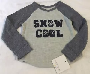 NWT Toddler 24M 2T 3T 4T 5T Shirt Thermal Long Sleeve SNOW COOL Warm Falls Creek - Picture 1 of 3