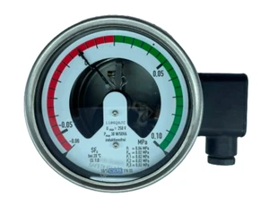 WIKA 233.52.100 821.2.2.2 Gas Pressure Temperature Density Monitor Alarm Cont 🔥 - Picture 1 of 16