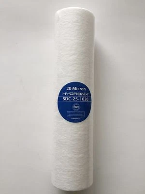 HYDRONIX 20 MICRON 10"x2.5" SEDIMENT FILTER NSF CERTIFIED - CASE OF 40 FILTERS - Image 1 of 2