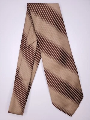 Corbata formal para hombre John Blair 52"Lx4"W corbata de cuello marrón Foto 1 de 4