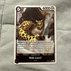 Rob Lucci OP07-093 Parallel R Foil English One Piece Card Game - Picture 1 of 2
