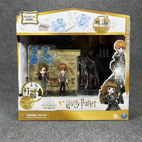 Harry Potter Wizarding World Room Of Requirement Playset w/ Hermione & Ron - New Cover