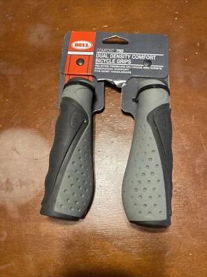 Bell Sports Comfort 750 Резиновые Велосипедные Эргономичные Рукоятки Серый Черный Руль Велосипед - Изображение 1 из 2