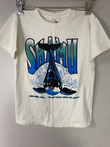 Sea World Shamu Whale Ocean Single Stitch Shirt Size M Kids Vintage Collectible - Imagen 1 de 7