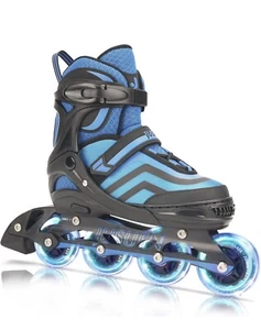 JUSUEN Inline Skates for KidsAdjustable Roller Blades Skates with Light up Wh... - Picture 1 of 12