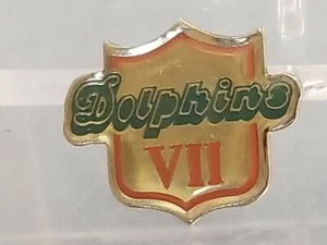 Super Bowl VII 7 1972 Miami Dolphins Pin Button NFL Football - Perfect Season - Picture 1 of 2