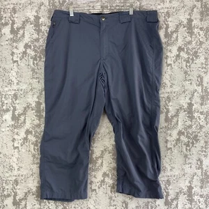 Duluth Trading Pants Mens 2XL 39x24 Heavy Workwear Elastic Waist Blue pockets - Picture 1 of 14