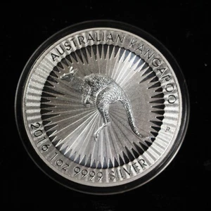2016 Australia $1 Kangaroo 1 oz .9999 Silver Coin - Picture 1 of 2