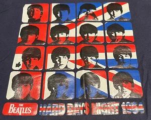 BEATLES - Hard Days Night 1964 t-shirt - LIKE NEW - 100% OFFICIAL APPLE unisex - Bild 1 von 5