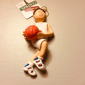 Ornament Central Brown Hair Basket Ball Player Ornament OC-100MBR Male - Picture 1 of 2