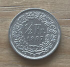Swiss Coin 1987 1/2 Franc