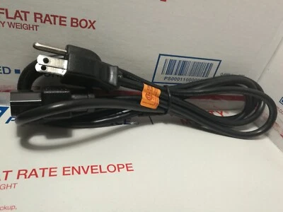 I-Sheng E88265-K 75 degrees Black 3 prong Power Cord Cable LL81924 Type 125V 10A - Image 1 of 3