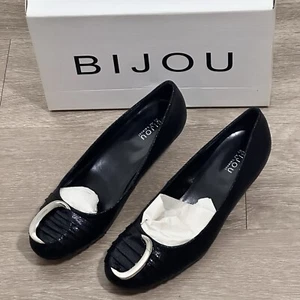 Women Kitten Heel Shoes by AJ Valenci US Size 7.5 UK 7.5 EU 38 AU 7.5 NEW / Box - Picture 1 of 10