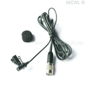 AT28 Black Lapel Lavalier Microphone for Audio Technica Wireless Transmitter - Picture 1 of 4