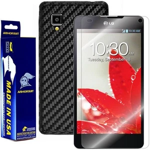 ArmorSuit MilitaryShield LG Optimus G (Sprint) Screen + Black Carbon Fiber Film - Picture 1 of 6