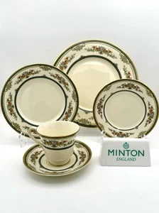 Soporte Minton (borde dorado) - Ajuste de lugar de 5 piezas - Imagen 1 de 8
