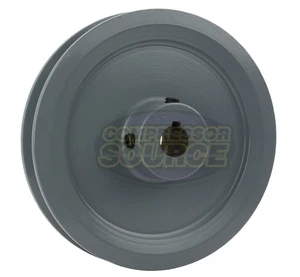 Cast Iron 5.75" Single Groove V Style A Belt 4L for 5/8" Shaft Pulley Sheave - Picture 1 of 6