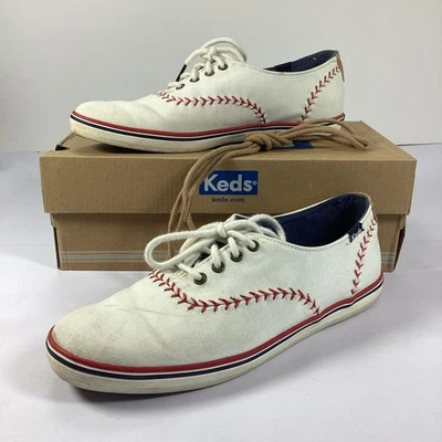 Keds Champion Pennant Baseball Softball Stitch Sneaker Womens Size 7 In Box - Image 1 of 4