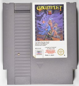 Gauntlet II (NES, 1990) - Authentic PAL UKV Sequel 4-Player Arcade Action