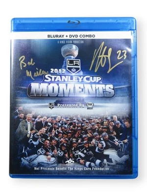 Capa Blu-ray autografada Dustin Brown Bob Miller Kings 2012 Cup JSA CB83180 - Imagem 1 de 4