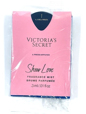 Pacote tamanho viagem Victoria Secret Sheer Love/Rush 0,01 fl oz - Imagem 1 de 2