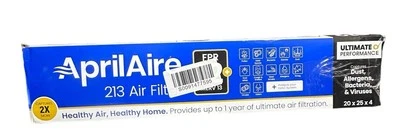 AprilAire 213 20 in. x 25 in. x 4 in. MERV 13 FPR 12 Pleated Filter - Image 1 of 4