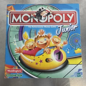 Monopoly Junior Rollercoaster Board Game by Waddingtons 2001 Complete NICE - Picture 1 of 6