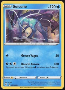 Carte Pokémon Suicune 037/189 Holo   Ténèbres Embrasées Français - Imagen 1 de 2