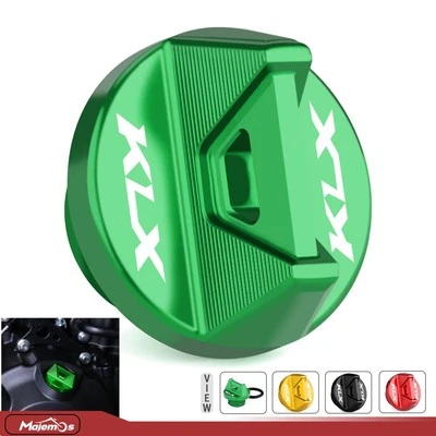 CNC Engine Oil Filter Plug Cover Screw For Kawasaki KLX300 KLX300R KLX300SM - Image 1 of 4
