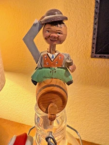 VINTAGE ANRI MECHANISCHER GESCHNITZTER HOLZFLASCHENVERSCHLUSS ITALIENISCH - Bild 1 von 5