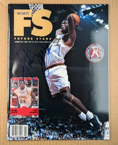AUTOGRAPHED - Antonio McDyess - Beckett Future Stars, Jan 1996, Issue 57W - Picture 1 of 3