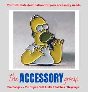 Brand new the Simpsons Homer Simpson pin badge tie pin badge metal Enamel - Picture 1 of 2