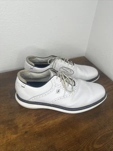 Foot-Joy 2024 Traditions Leather Golf Shoes 57927 Size 11.5 M Spikeless - Picture 1 of 8
