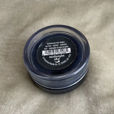 i.d. bareMinerals Liner Shadow MIDNIGHT SKY 37438 Loose Powder .01 oz .28 g NEW - Image 1 of 4