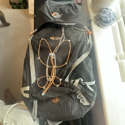 Lowe Alpine Air Zone Pro Rucksack Backpack 35l/45l, schwarz/orange/grau Größe M/L - Bild 1 von 3