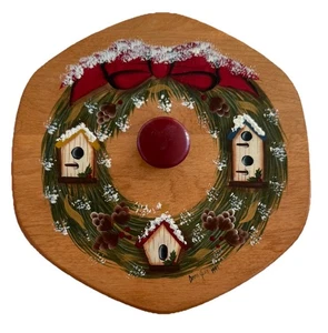 Longaberger Woodcrafts LTD Korb bemalt Deckel Holz Vogelhaus 6-seitig NOV25 - Bild 1 von 20