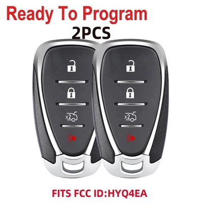 2 HYQ4EA Remote Key Fob for Chevrolet Camaro Cruze Malibu 2016 2017 2018 2019 - Image 1 of 4