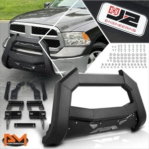 J2 Carbon Steel Square Frame Bat Design Bumper Bull Bar for 09-24 Ram 1500 Truck - Picture 1 of 7