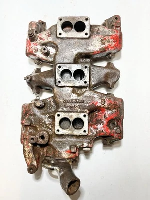 57 58 GM Pontiac 347ci Tri-Power Intake Manifold - Image 1 of 4