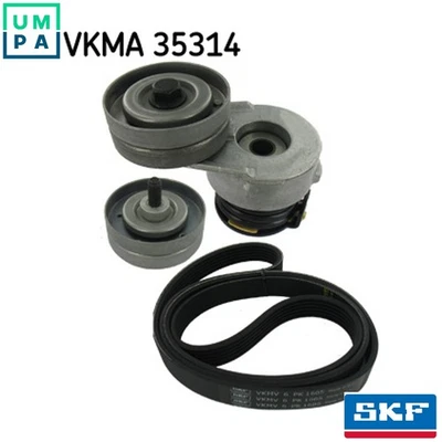 VRIBBED BELT SET VKMA 35314 FOR VAUXHALL ZAFIRA/Mk/II ASTRA OPEL 4cyl 1.7L 4cyl - Image 1 of 4