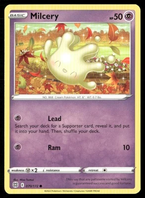 2022 Sword & Shield - Brilliant Stars Milcery Basic/Common #70 - Image 1 of 2